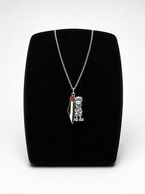 Palestine Map & Handala Necklace